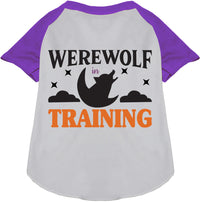 Werewolf in Training Pet Raglan Shirt