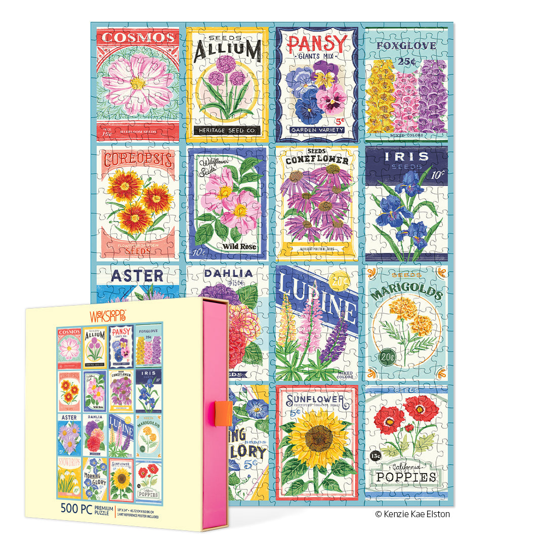 Seed Packets 500 Piece Puzzle - BIG FRENCHIES