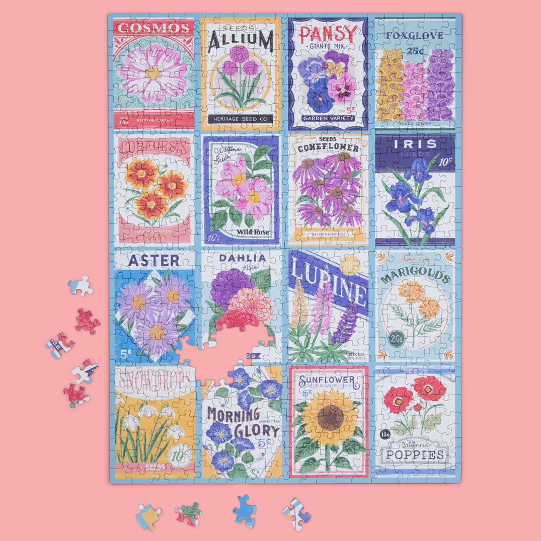 Seed Packets 500 Piece Puzzle - BIG FRENCHIES