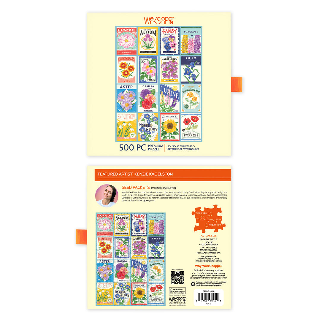 Seed Packets 500 Piece Puzzle - BIG FRENCHIES