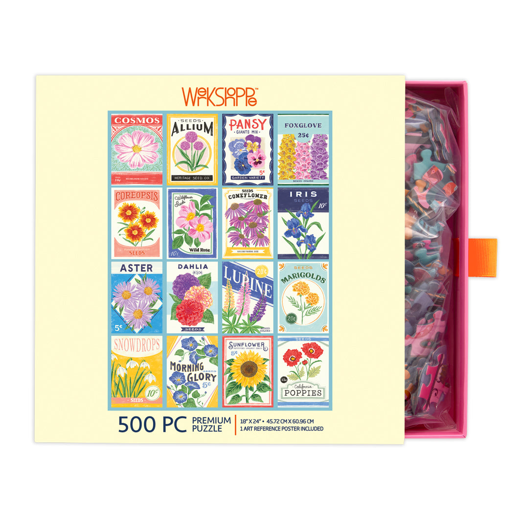 Seed Packets 500 Piece Puzzle - BIG FRENCHIES