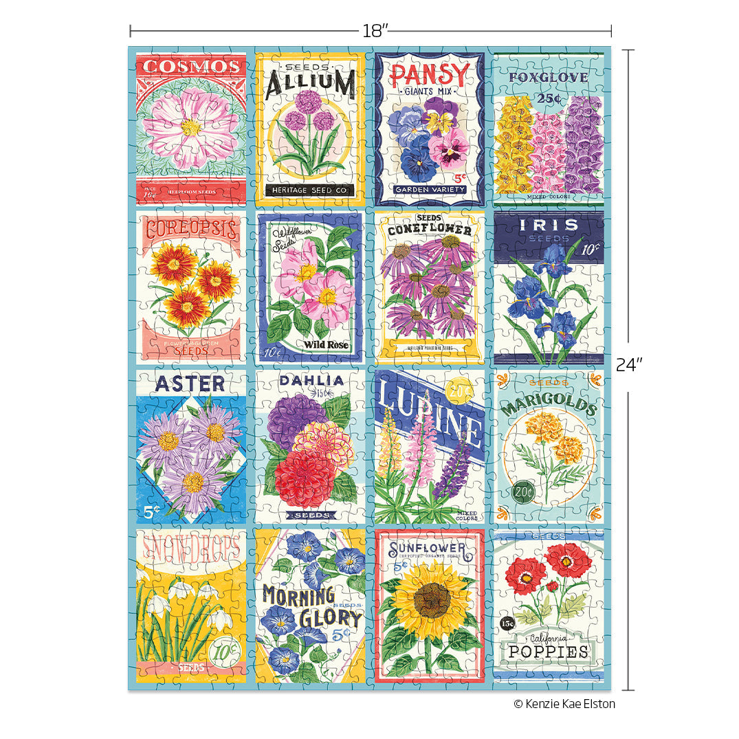 Seed Packets 500 Piece Puzzle - BIG FRENCHIES