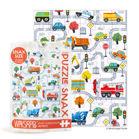 Trucks and Transportation 48 Puzzle Piece Snax - BIG FRENCHIES