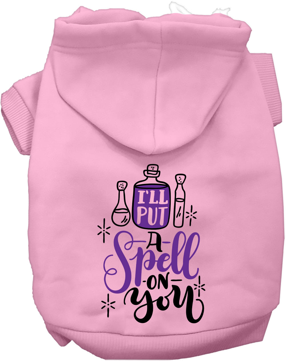 Put a Spell on You Halloween Pet Hoodie-Pet Apparel-BIG FRENCHIES-As You Wish Apparel