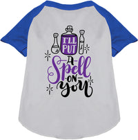 Put a Spell on You Pet Raglan Shirt