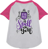 Put a Spell on You Pet Raglan Shirt