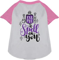 Put a Spell on You Pet Raglan Shirt