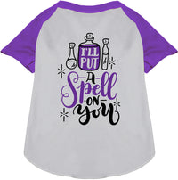 Put a Spell on You Pet Raglan Shirt