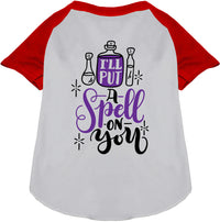 Put a Spell on You Pet Raglan Shirt