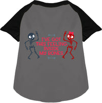 Inside My Bones Pet Raglan Shirt