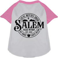 Salem Witches Union Pet Raglan Shirt