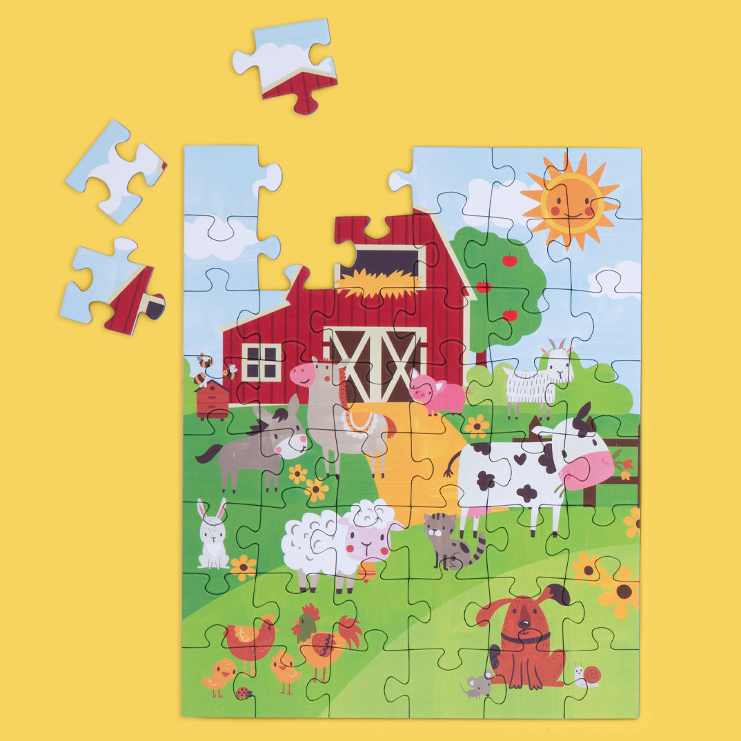Farm Life 48 Piece Puzzle Snax - BIG FRENCHIES
