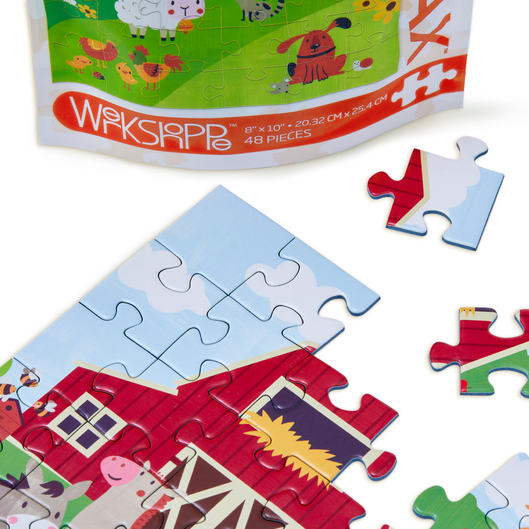Farm Life 48 Piece Puzzle Snax - BIG FRENCHIES