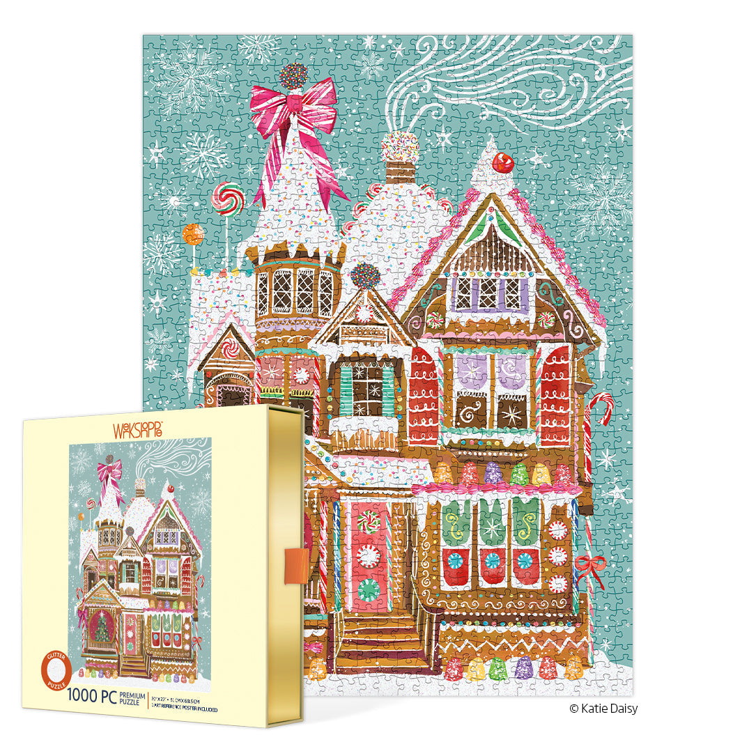 Gingerbread House 1000 Piece Puzzle - BIG FRENCHIES