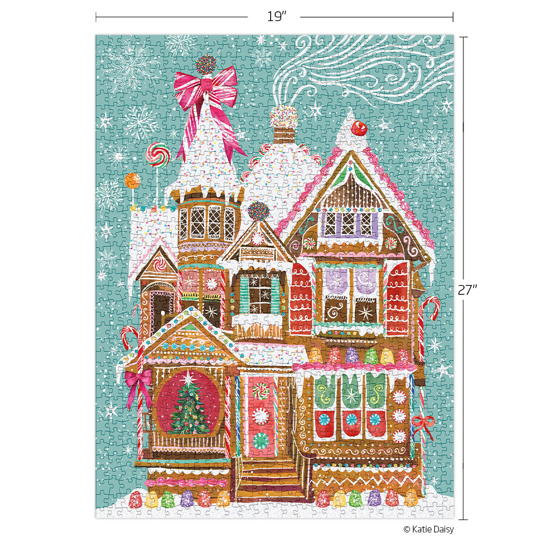 Gingerbread House 1000 Piece Puzzle - BIG FRENCHIES