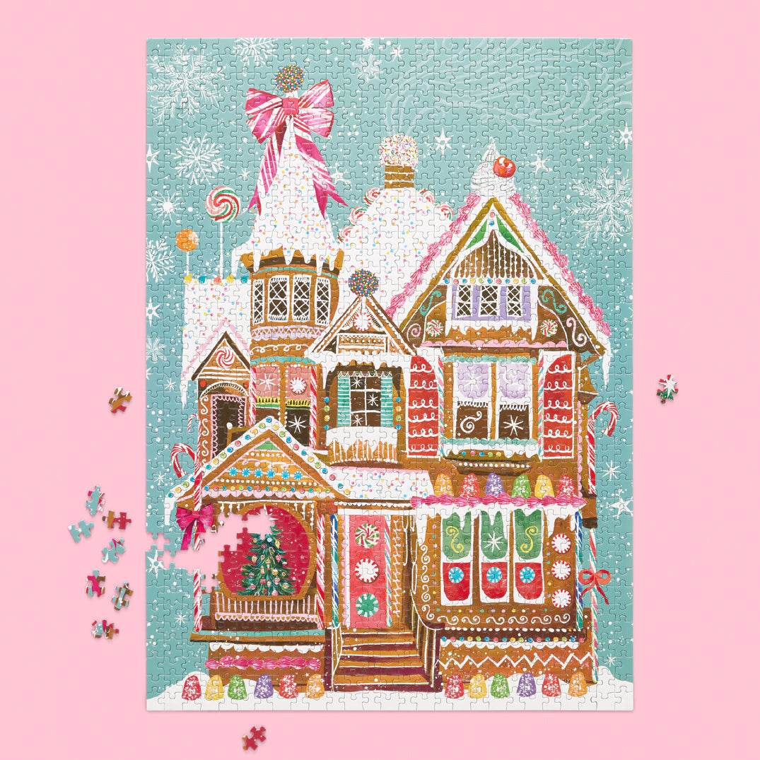 Gingerbread House 1000 Piece Puzzle - BIG FRENCHIES