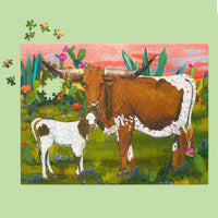 Longhorns 500 Piece Puzzle - BIG FRENCHIES