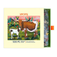 Longhorns 500 Piece Puzzle - BIG FRENCHIES