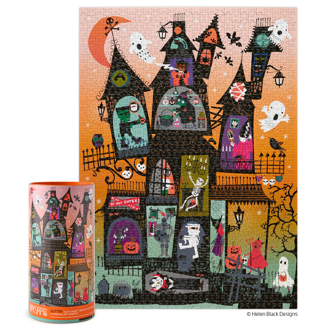 Haunted House 1000 Piece Puzzle - BIG FRENCHIES