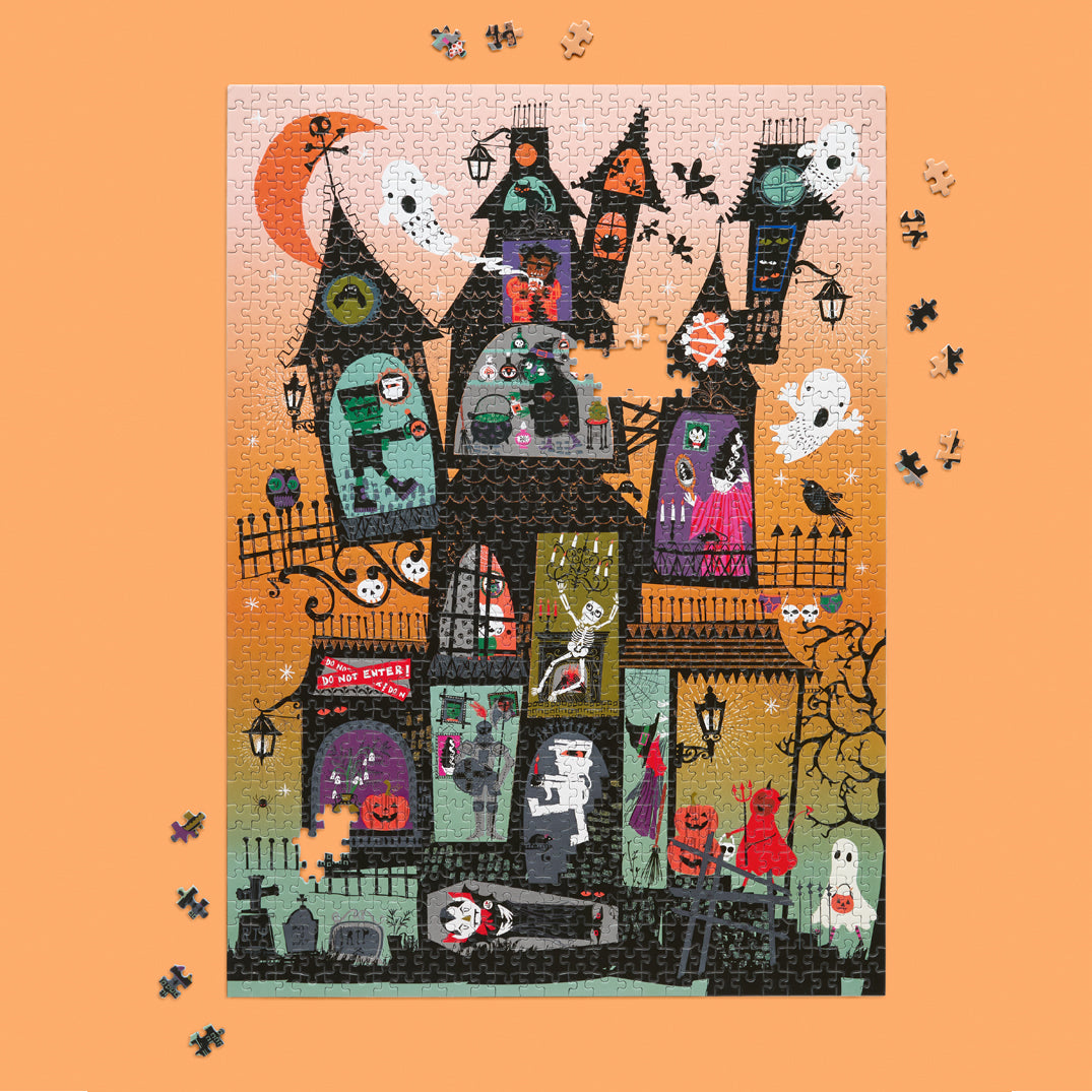 Haunted House 1000 Piece Puzzle - BIG FRENCHIES