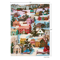 Winter Village 500 Piece Puzzle - BIG FRENCHIES