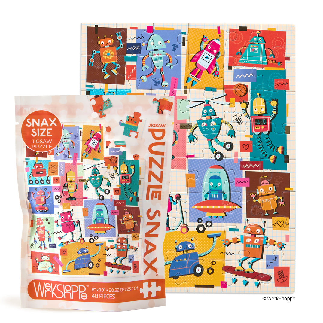 Robots 48 Piece Puzzle Snax - BIG FRENCHIES