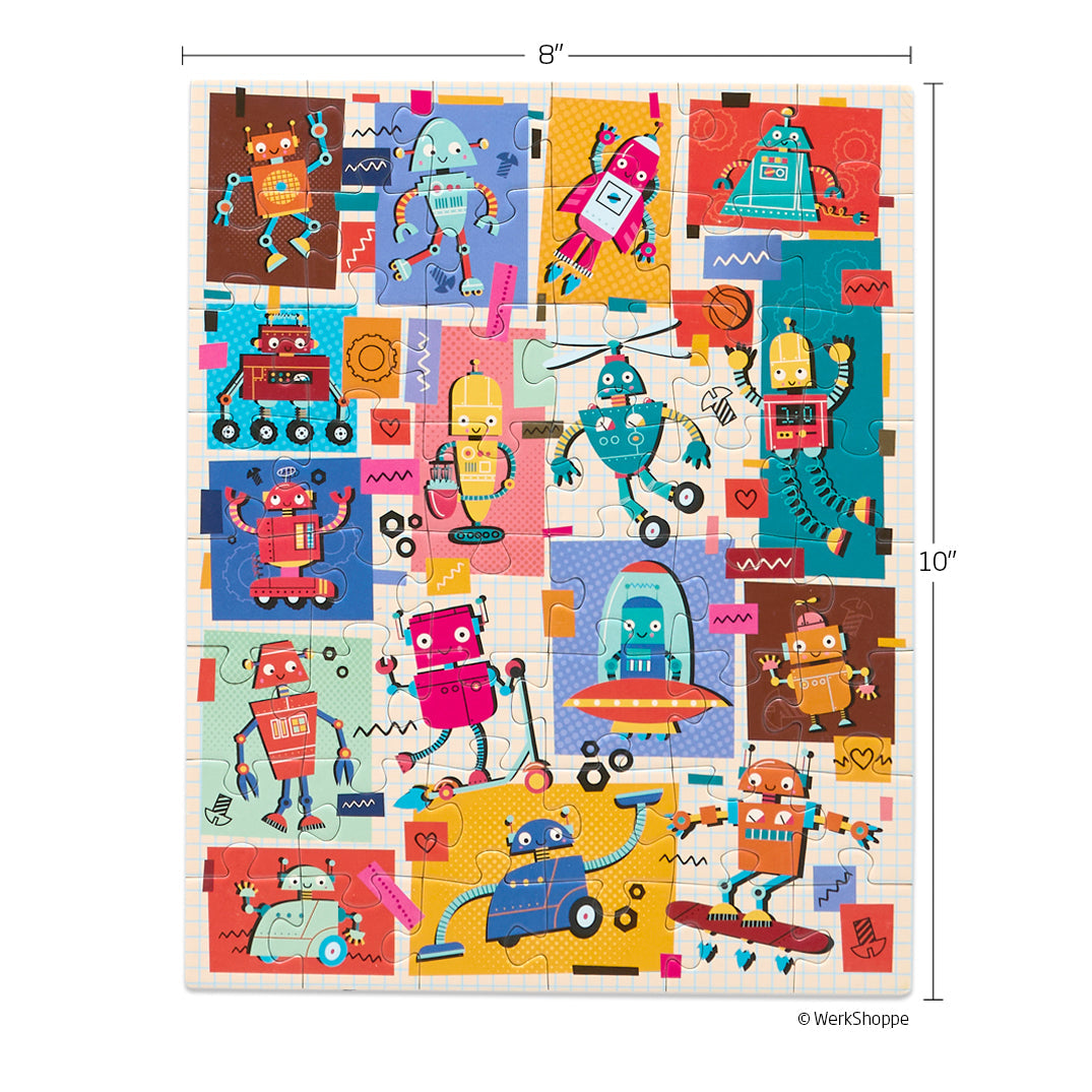 Robots 48 Piece Puzzle Snax - BIG FRENCHIES