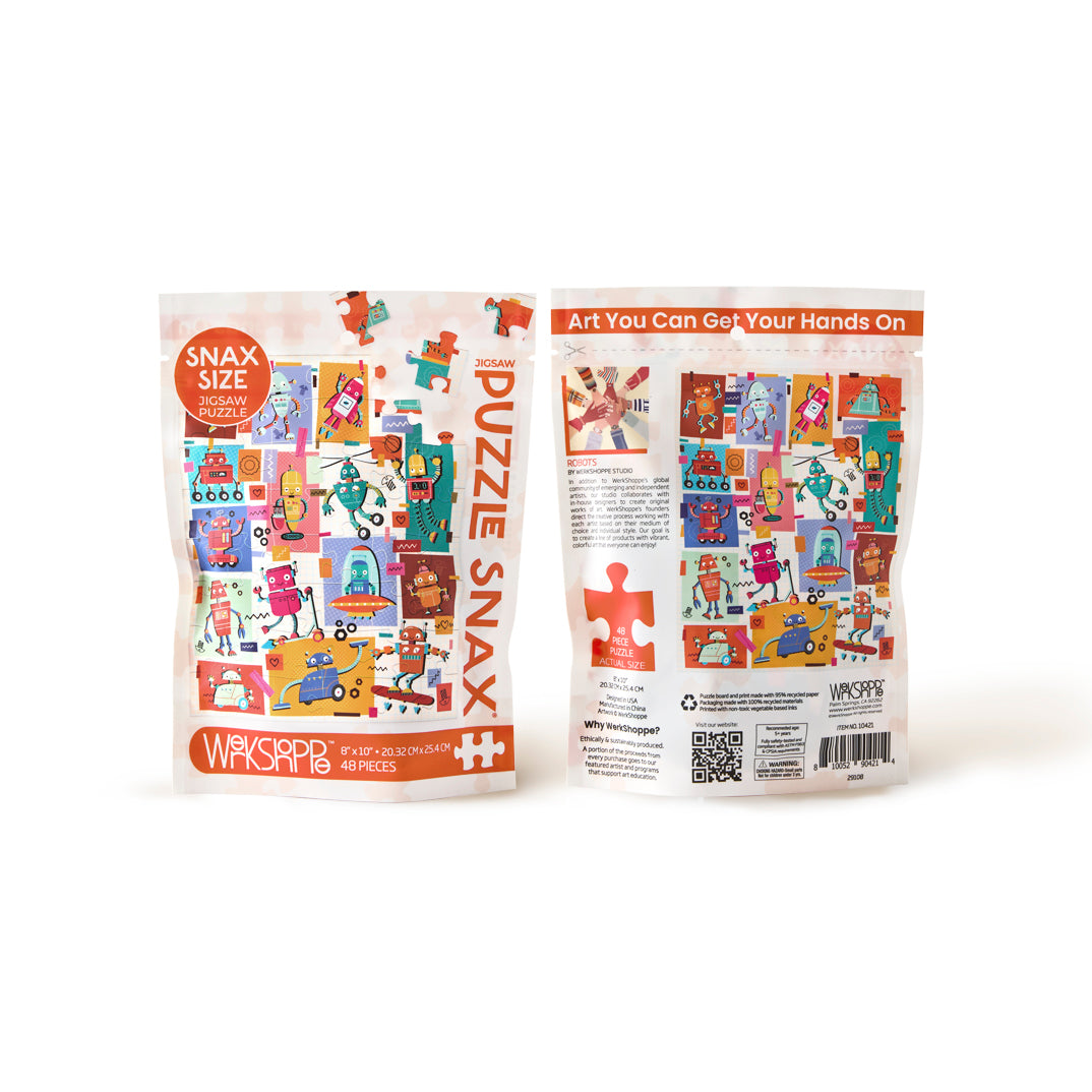 Robots 48 Piece Puzzle Snax - BIG FRENCHIES