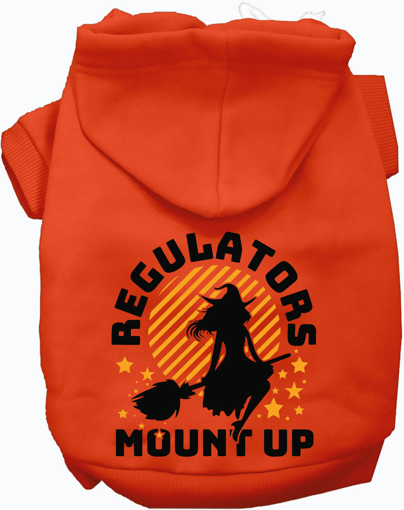 Regulators Mount Up Halloween Pet Hoodie-Pet Apparel-BIG FRENCHIES-As You Wish Apparel