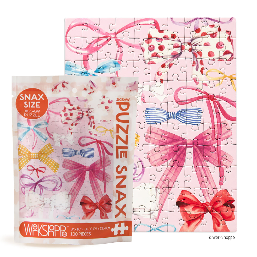 Ribbons & Bows 100 Piece Puzzle Snax - BIG FRENCHIES