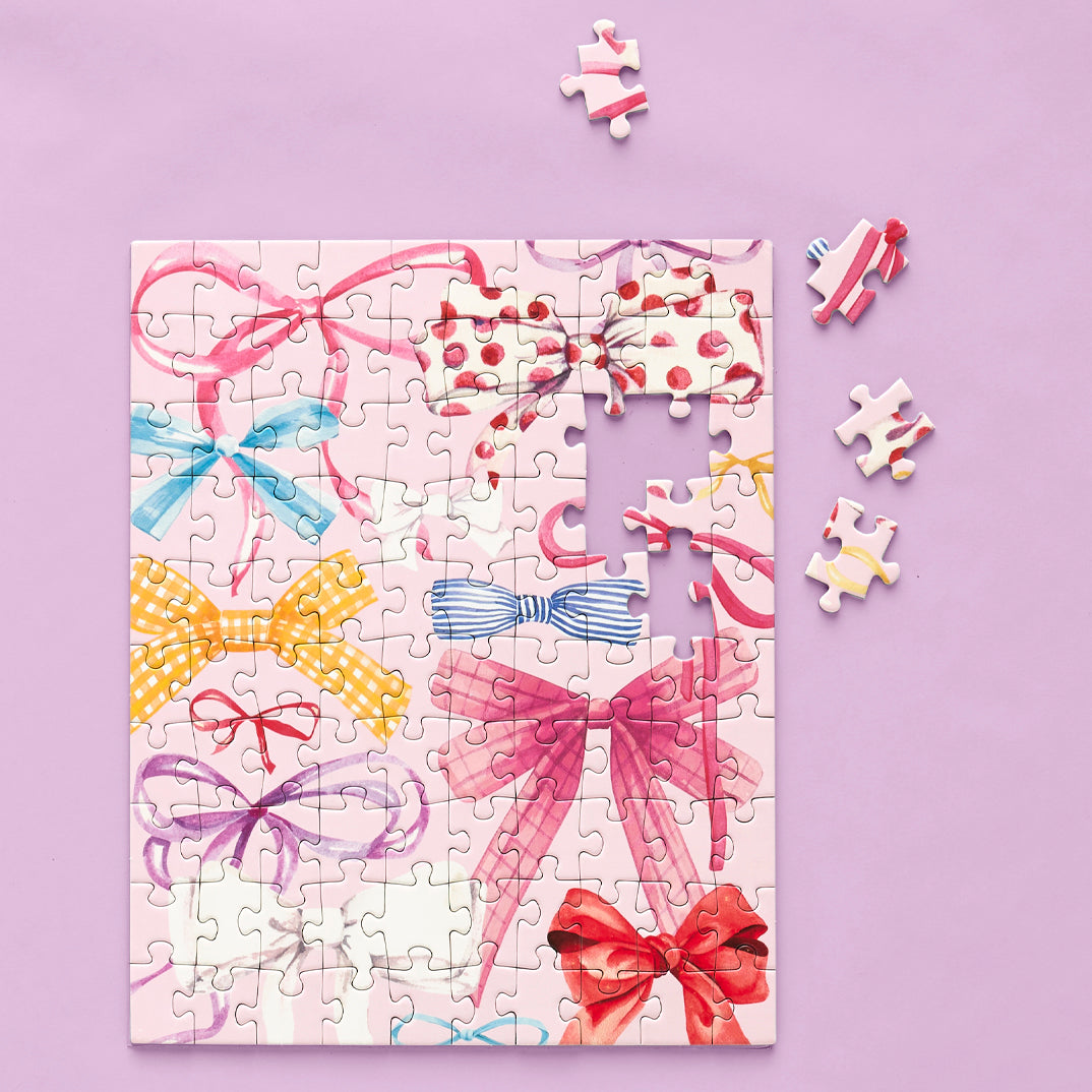 Ribbons & Bows 100 Piece Puzzle Snax - BIG FRENCHIES