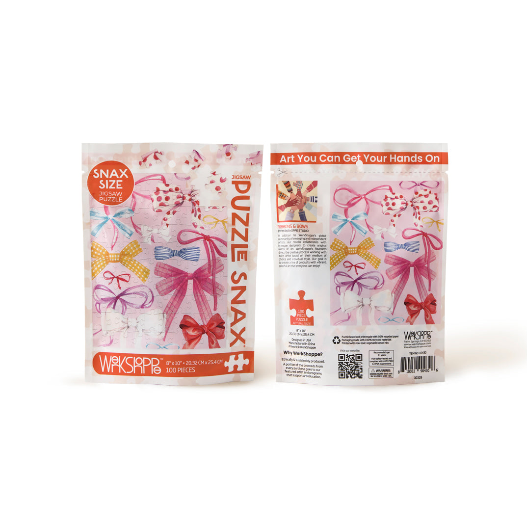 Ribbons & Bows 100 Piece Puzzle Snax - BIG FRENCHIES