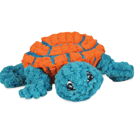 Huggle-Fusion® Dude Turtle Plush & Latex Dog Toy - BIG FRENCHIES