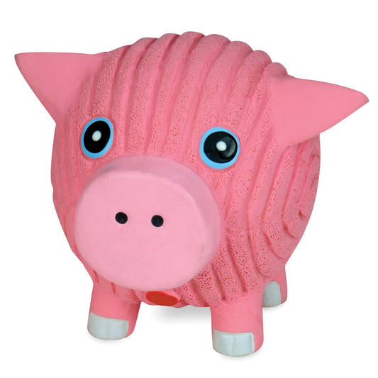 Hamlet Pig Ruff-Tex® Latex Ball Dog Toy, Large - BIG FRENCHIES