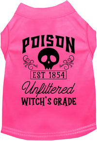 Poison Bottle Costume Pet Shirt