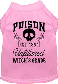 Poison Bottle Costume Pet Shirt