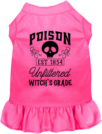 Poison Bottle Costume Pet Dress