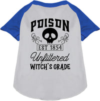 Poison Bottle Costume Pet Raglan Shirt