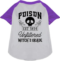 Poison Bottle Costume Pet Raglan Shirt