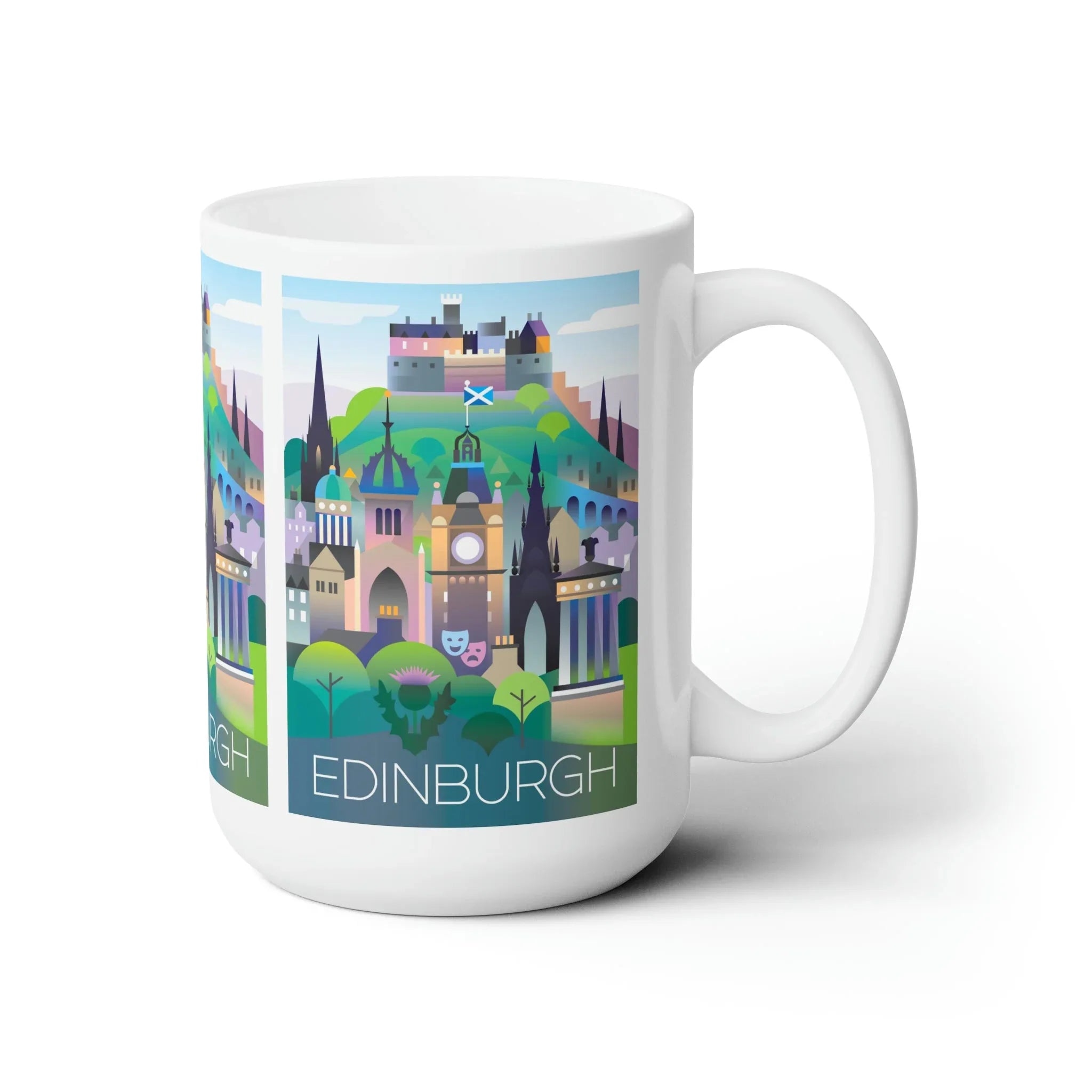 Edinburgh Ceramic Mug 11oz or 15oz - BIG FRENCHIES