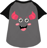 Mischiefmauve Monster Costume Pet Raglan Shirt