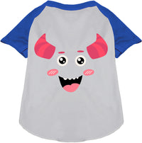 Mischiefmauve Monster Costume Pet Raglan Shirt