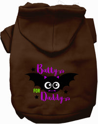 Batty for Daddy Halloween Pet Hoodie