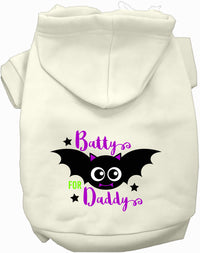 Batty for Daddy Halloween Pet Hoodie