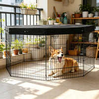 Dog House with Easy to Clean and Space-Saving for Outdoor