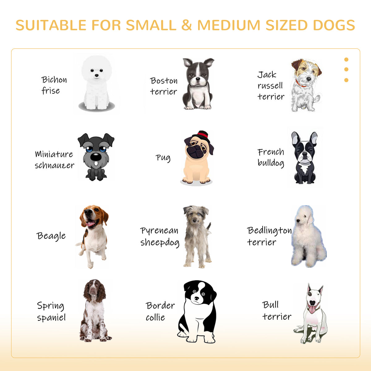 Furniture Style Dog Crate End Table with Removable Door Panel, Dog Crate Bed with Foam Cushion, Safety Lock, Indoor Use,
