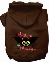 Batty for Mommy Halloween Pet Hoodie