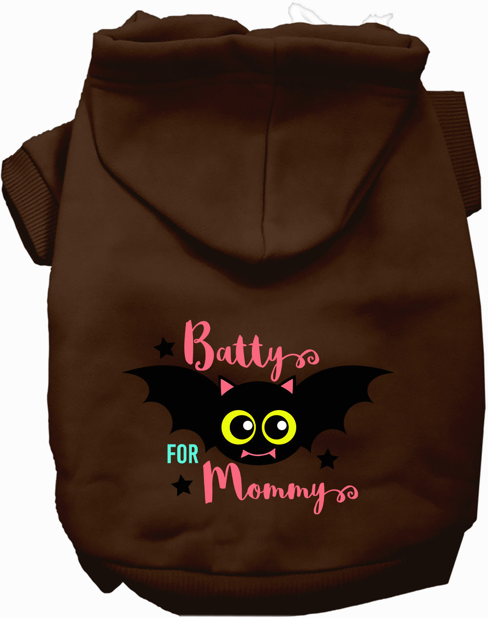 Batty for Mommy Halloween Pet Hoodie