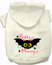 Batty for Mommy Halloween Pet Hoodie