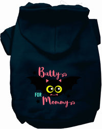 Batty for Mommy Halloween Pet Hoodie